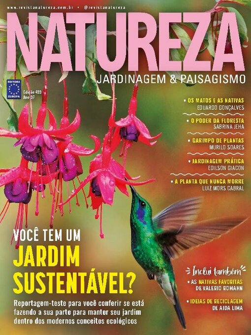 Title details for Revista Natureza by Editora Europa LTDA - Available